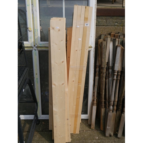 67 - LOT OF WHITE WOOD