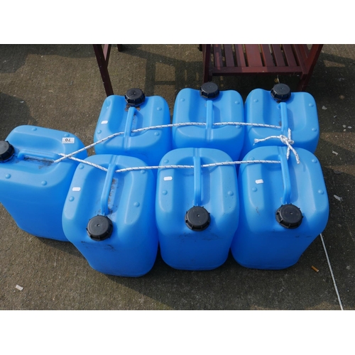 70 - LOT OF PLASTIC DRUMS