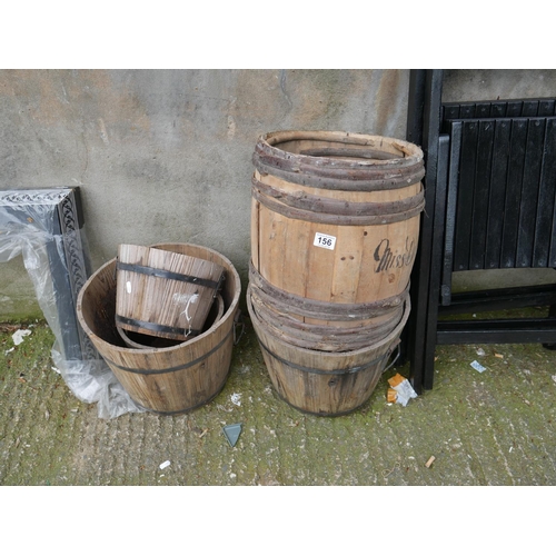 156 - LOT OF BARRELS