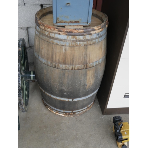 165 - WOODEN BARREL