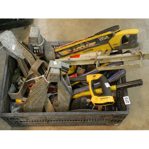 273 - CRATE OF TOOLS