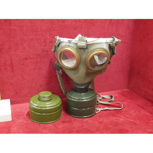 328 - GAS MASK & SPARE CANISTER