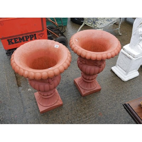 165 - 2 PLASTIC PLANTERS