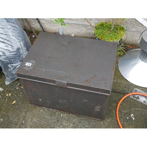 170 - METAL STORAGE BOX