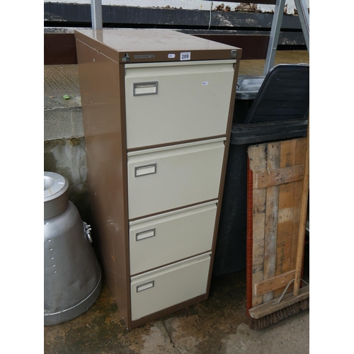 209 - FILING CABINET