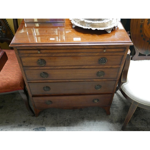 557 - VICTORIAN BACHELORS CHEST