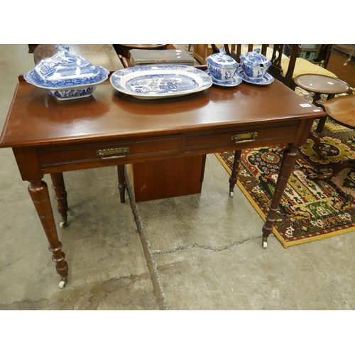 612 - MAHOGANY HALL TABLE