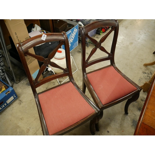 674 - 6 DINING CHAIRS