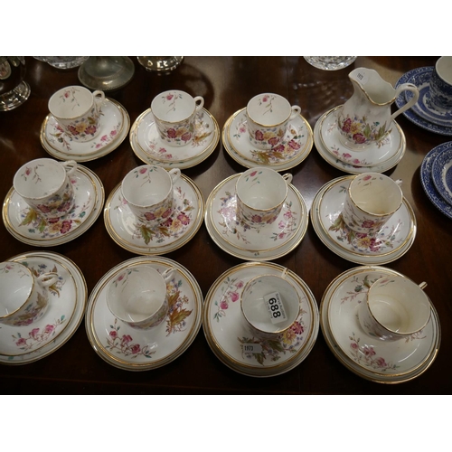 688 - 36 PIECE TEA SET