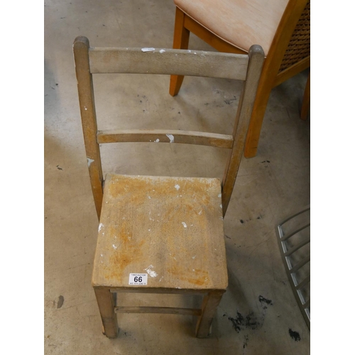 66 - OLD PINE CHAIR