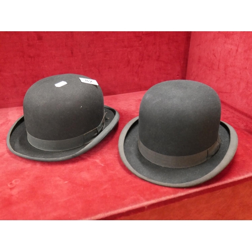 82 - 2 BOWLER HATS