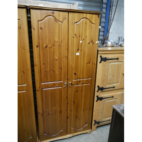 845 - PINE WARDROBE