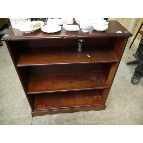 864 - MAHOGANY BOOKCASE