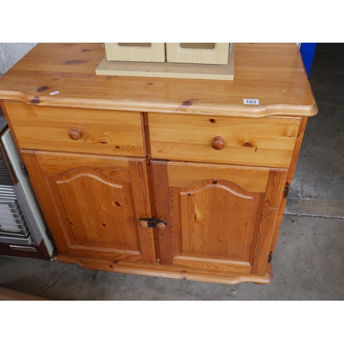 103 - PINE CUPBOARD