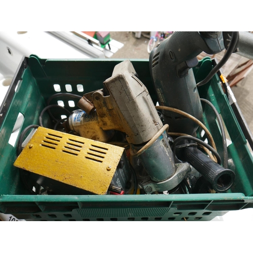 107 - CRATE OF TOOLS