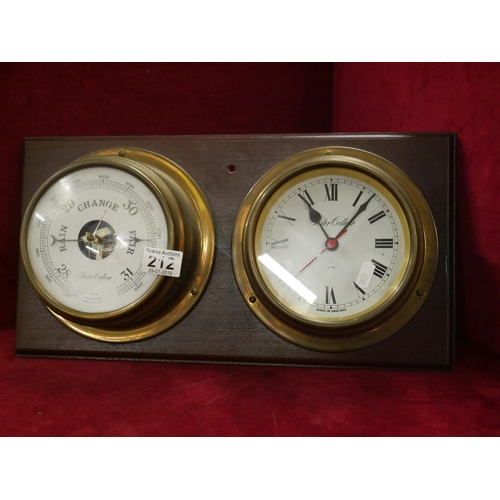 212 - CLOCK & BAROMETER SET