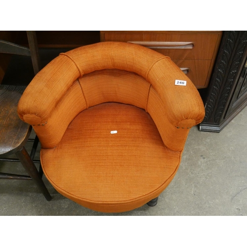 240 - RETRO TUB CHAIR