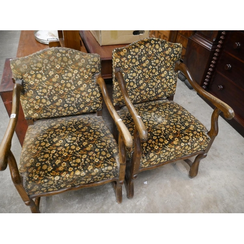 246 - PAIR OF ARMCHAIRS