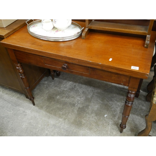 247 - VICTORIAN TURNOVER LEAF TABLE