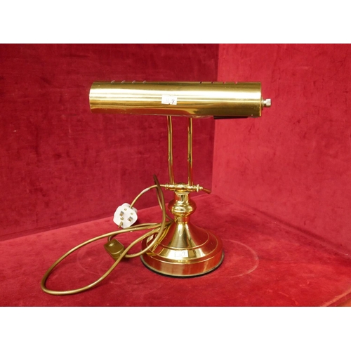 274 - BRASS DESK LAMP