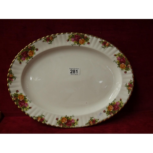 281 - OLD COUNTRY ROSE PLATTER