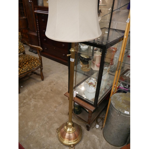 307 - BRASS STANDARD LAMP