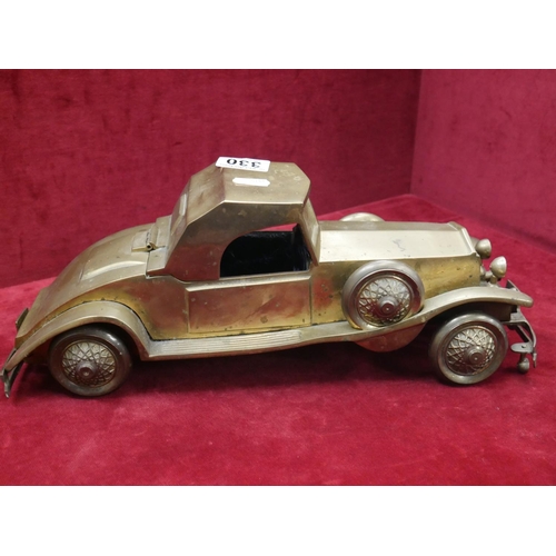 330 - BRASS CAR