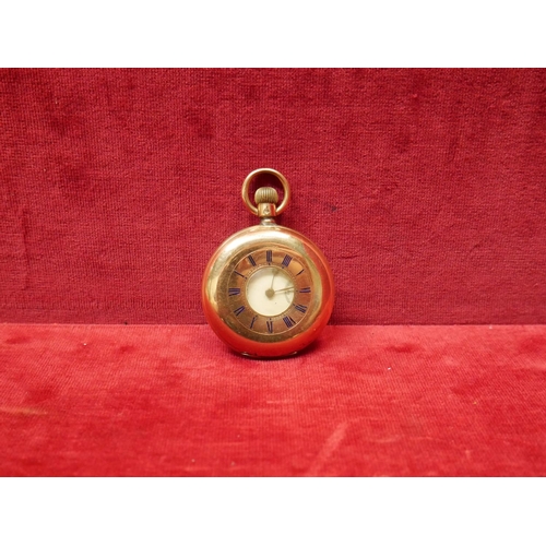 346 - WALTHAM GOLD PLATED POCKET WATCH