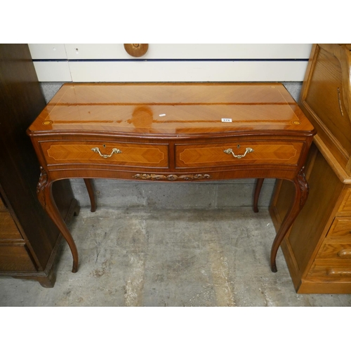 376 - INLAID SATINWOOD SIDE TABLE