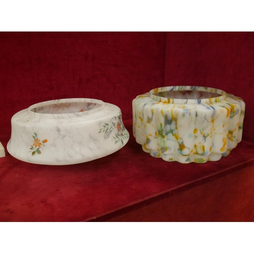 266 - 2 VINTAGE LIGHT SHADES