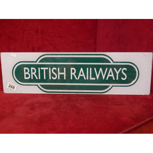 268 - RAILWAY SIGN