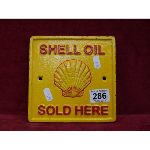 286 - SHELL SIGN