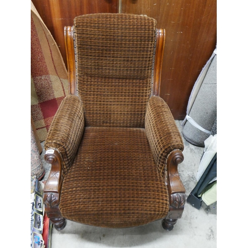 209 - VICTORIAN ARMCHAIR