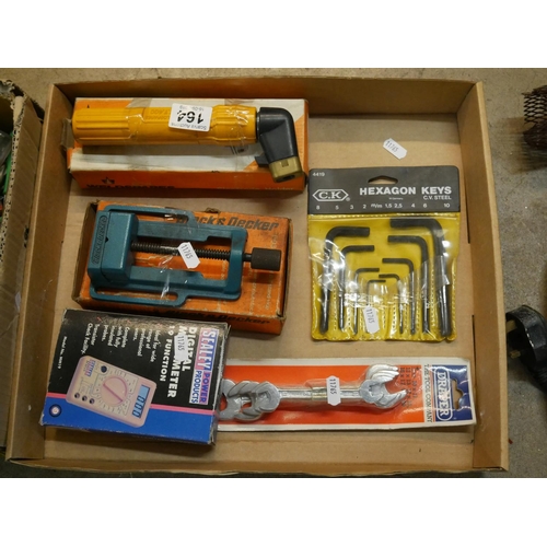 164 - BOX OF TOOLS