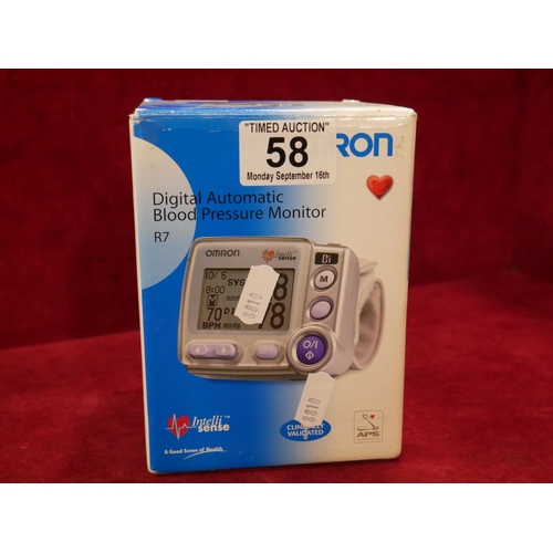 58 - BLOOD PRESSURE MONITOR