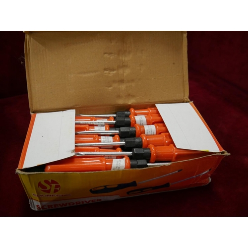 81 - BOX OF SCREWDRIVERS