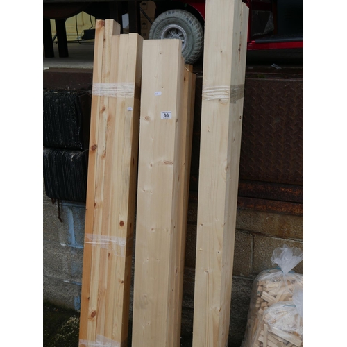 66 - LOT OF WHITE WOOD