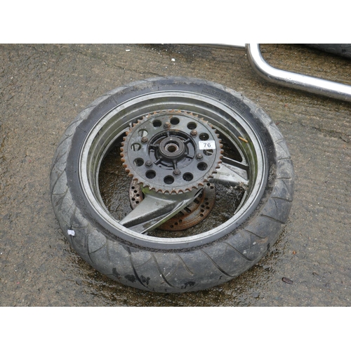 76 - MOTORBIKE WHEEL