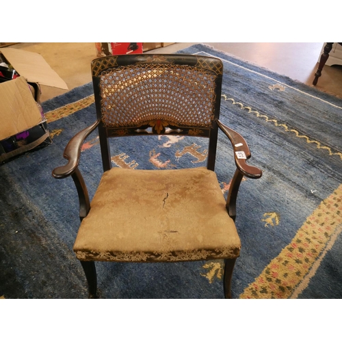 872 - INLAID CHAIR