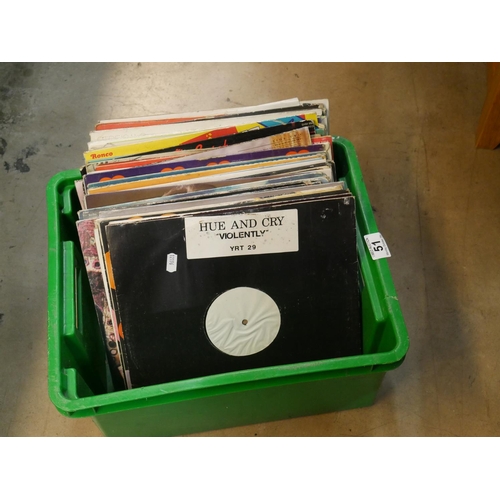 51 - BOX OF RECORDS