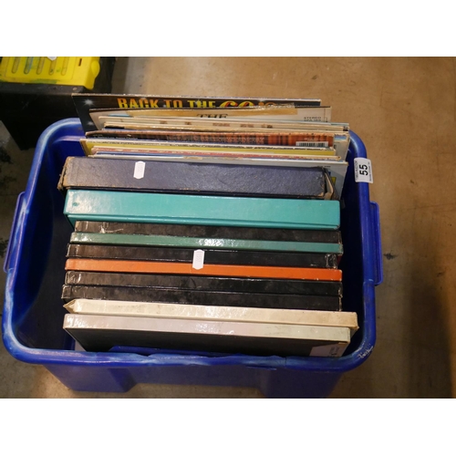 55 - BOX OF RECORDS