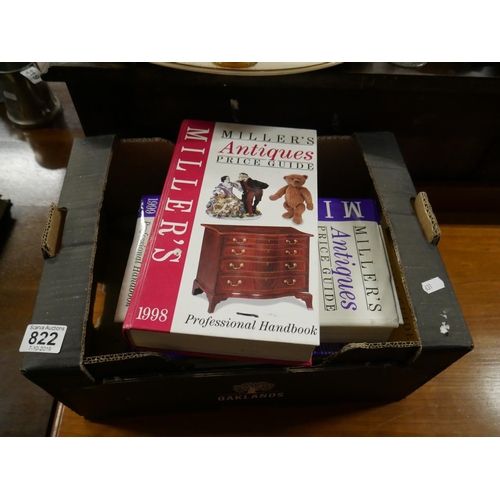 822 - BOX OF ANTIQUE GUIDES