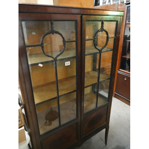 829 - EDWARDIAN DISPLAY CABINET