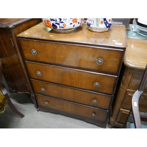 856 - RETRO CHEST OF DRAWERS