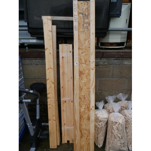 98 - LOT OF WHITE WOOD