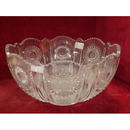 181 - LARGE GLASS BOWL