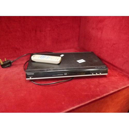 183 - TOSHIBA DVD PLAYER & REMOTE