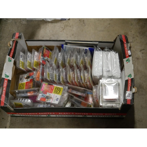 55 - BOX OF INK CARTRIDGES