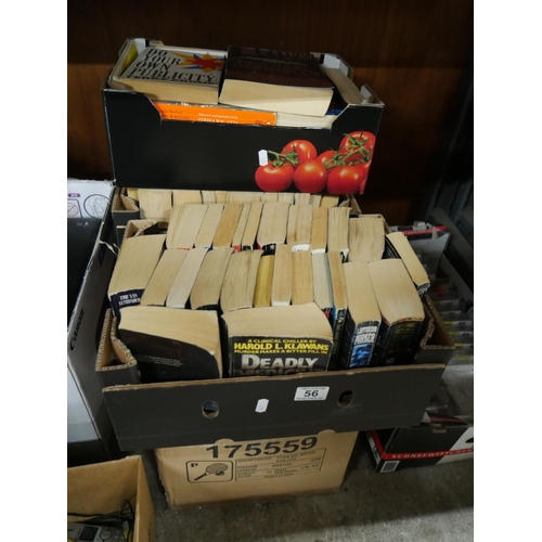 56 - 3 BOXES OF BOOKS