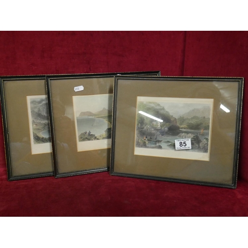 85 - 3 OLD FRAMED PRINTS